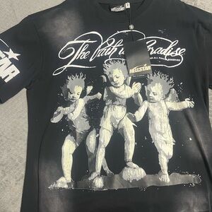 Helistar Black Graphic Men's Dress Shirt